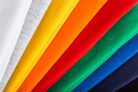 colorful fans made of cotton fabrics