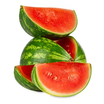 Slices of a watermelonstacked