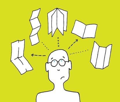 Designer choosing print format