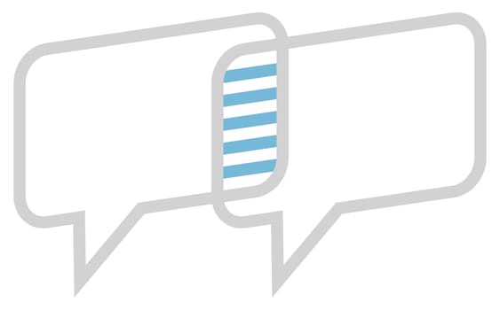 Dialog boxes intersecting
