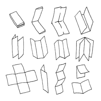 Flyer or brochure format paper set