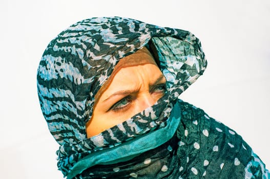 an image of a muslim girl wearing higab