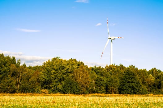 An image of windturbine on sunny day