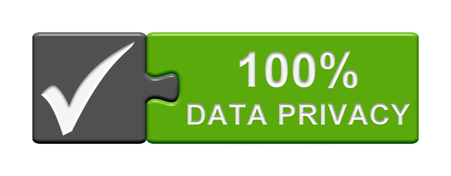 Puzzle Button: 100% Data Privacy