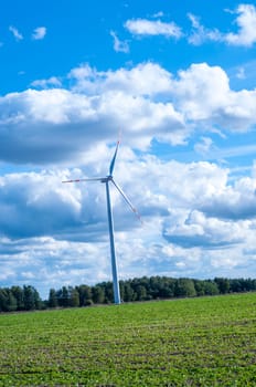An image of windturbine on sunny day