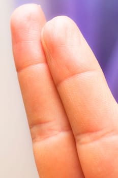 An image of two fingers