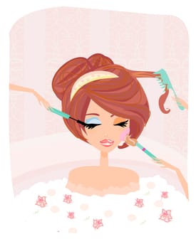 Make-up girl