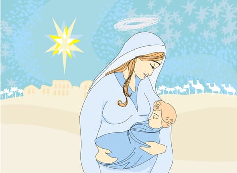 Madonna and child Jesus