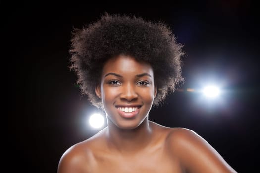 Black beauty enjoying a party lifestyle