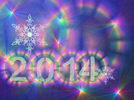 Festive background to the New Year