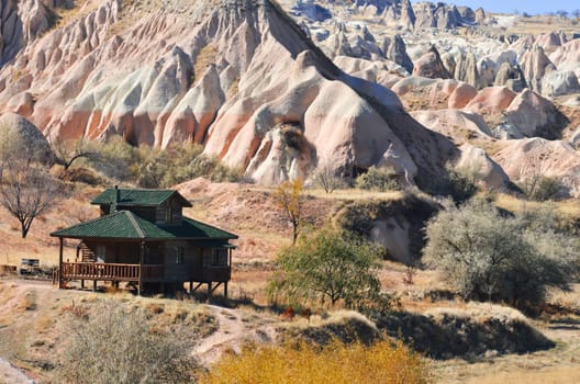 Rocks of Cappadocia in Central Anatolia, Turkey