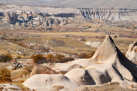 Rocks of Cappadocia in Central Anatolia, Turkey