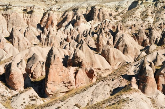Rocks of Cappadocia in Central Anatolia, Turkey