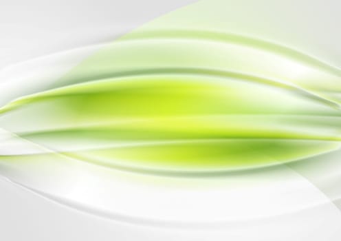 Abstract light green wavy background