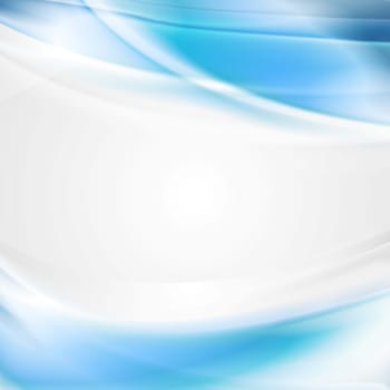 Abstract wavy vector color background