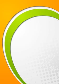 Abstract modern wavy vector background
