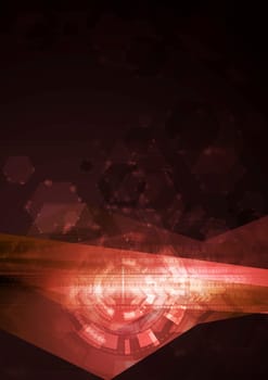 Abstract hi-tech vector dark background