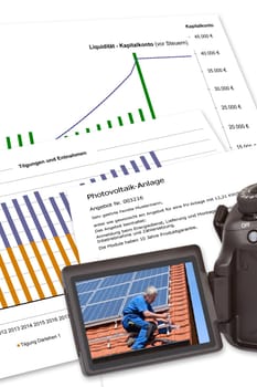 Calculations and offer for solar power