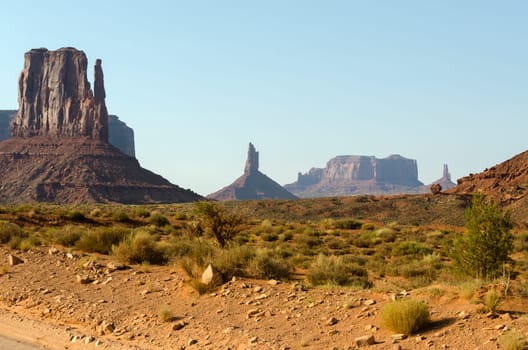 Monument Valley in Utah in America