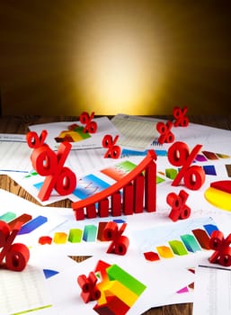 Business diagram, growth, chart,arrow