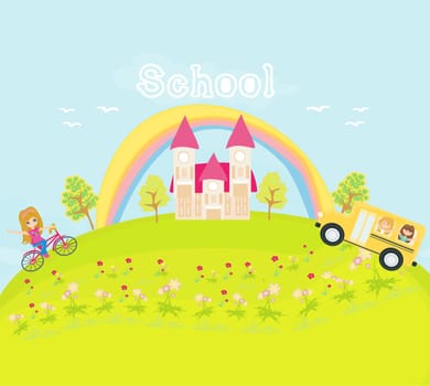 back to school kids