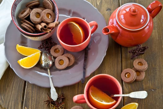 Hot tea / Gluehwein and places at Christmas time