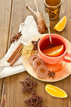 Hot tea / Gluehwein and places at Christmas time