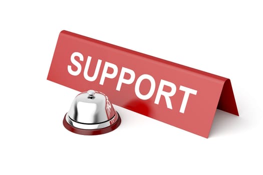 Service bell and support sign