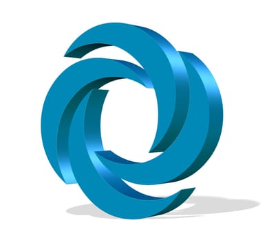 Conceptual element logo idea - company brand identity graphic.