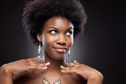 Beautiful black woman