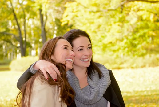 Girlfriends in the Park