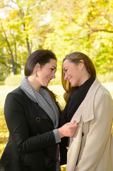 Girlfriends in the Park