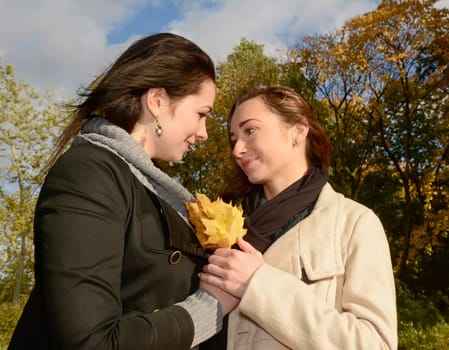 Girlfriends in the Park