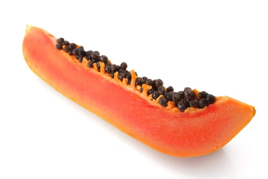 Papaya Isolated on White