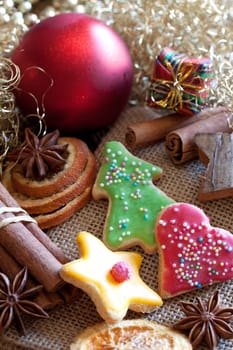 Sweet Christmas biscuits