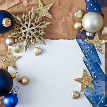 Background to Christmas with glittering stars
