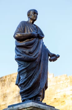 Lucius Annaeus Seneca, known as Seneca the Younger, Corduba, 4. C. - Rome, 65 d. C. philosopher, politician, Roman orator and writer. Son of Marcus Annaeus Seneca He was Quaestor, Praetor and Senator of the Roman Empire during the governments of Tiberius, Caligula, Claudius and Nero, besides Minister, tutor and advisor to emperor Nero.