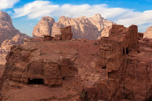 Bizarre ancient city of Petra