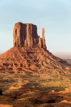 monolith in the desert of Monument Valley