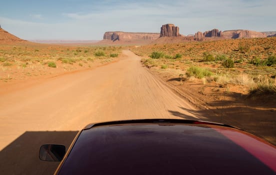 monolith in the desert of Monument Valley