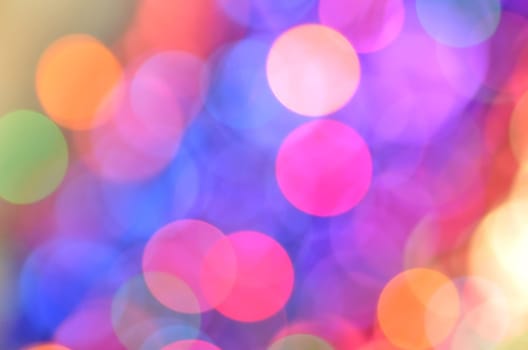 magical colored bokeh background