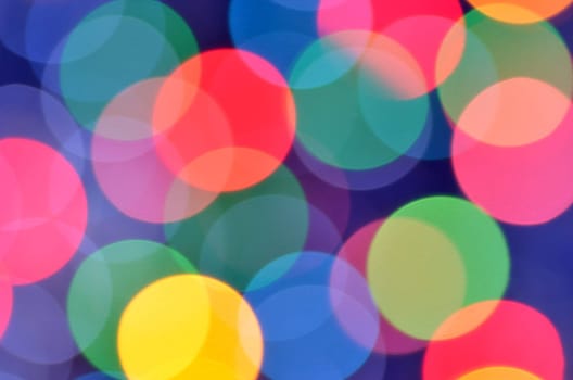 magical colored bokeh background