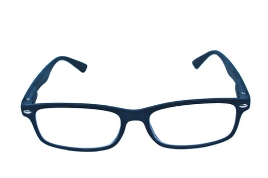 Black Eye Glasses Isolated on White background