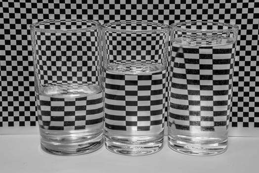 The pattern design black and white background.