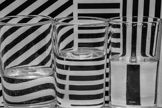 The pattern design black and white background.