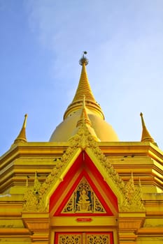 Thai Pagoda is beautiful at temple, Thailand