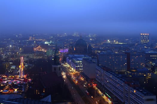 High fog in Berlin approx. 150m height