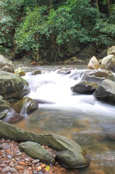 waterfall in forest, Thailand