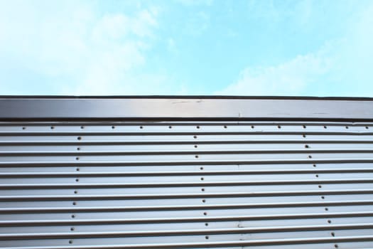 metal surface cargo container