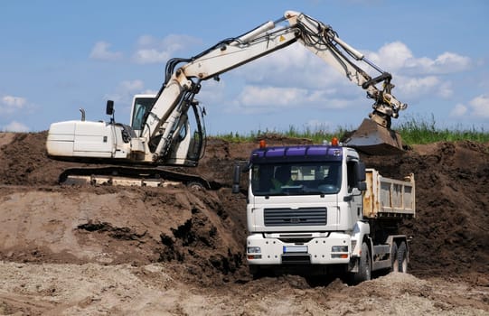 Loading trucks